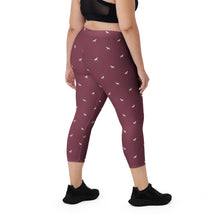 Load image into Gallery viewer, Tiny Zebra - Capri Leggings
