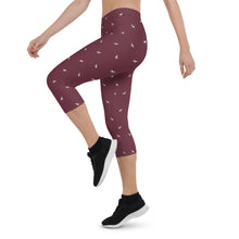 Load image into Gallery viewer, Tiny Zebra - Capri Leggings
