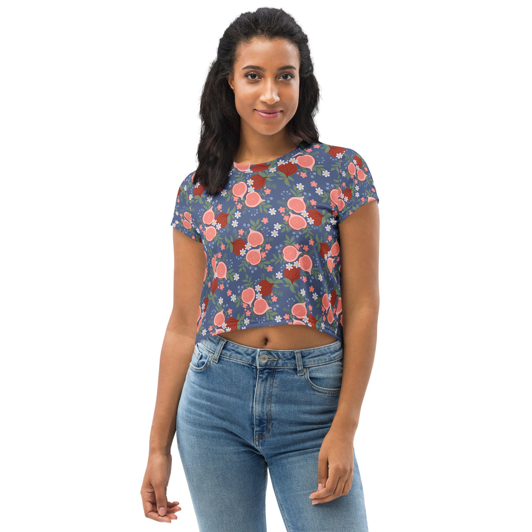 Figs - All-Over Print Crop Tee