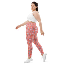 Load image into Gallery viewer, Pollinate - All-Over Print Plus Size Leggings
