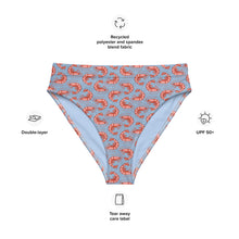 Load image into Gallery viewer, Summer Shrimp - Recycled high-waisted bikini bottom
