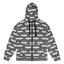 Load image into Gallery viewer, Cranes - Unisex zip hoodie
