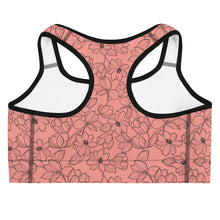 Load image into Gallery viewer, Line Garden - Pink -Sports bra
