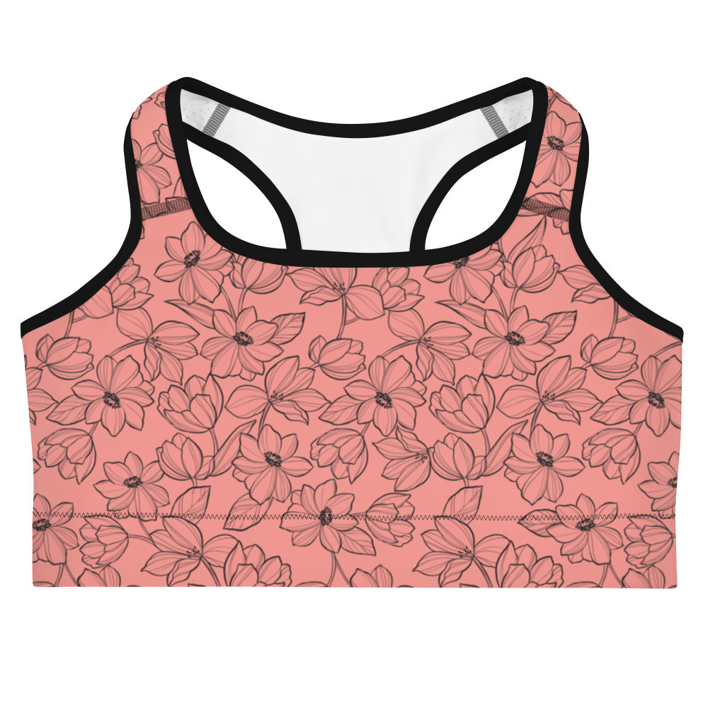 Line Garden - Pink -Sports bra