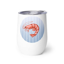 Load image into Gallery viewer, Shrimp Graphic - Wine tumbler
