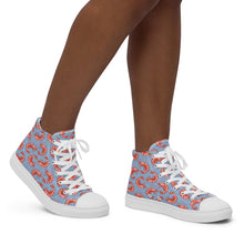 Load image into Gallery viewer, Summer Shrimp - Women’s high top canvas shoes
