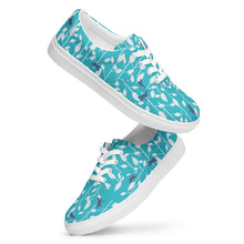 Load image into Gallery viewer, Water Sprouts - Women’s lace-up canvas shoes
